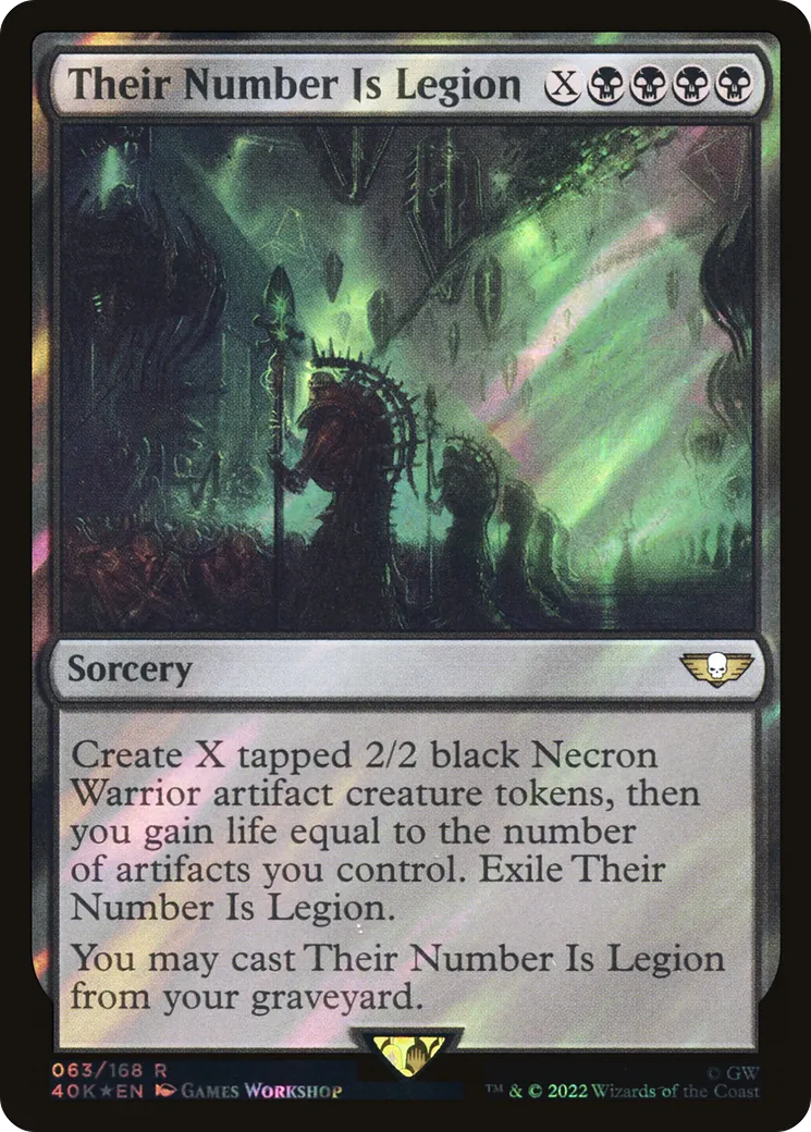 Their Number Is Legion — Warhammer 40,000 Commander — Magic: The Gathering