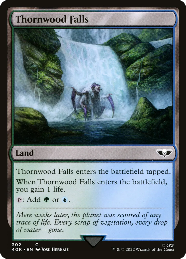 Thornwood Falls — Warhammer 40,000 Commander — Magic: The Gathering