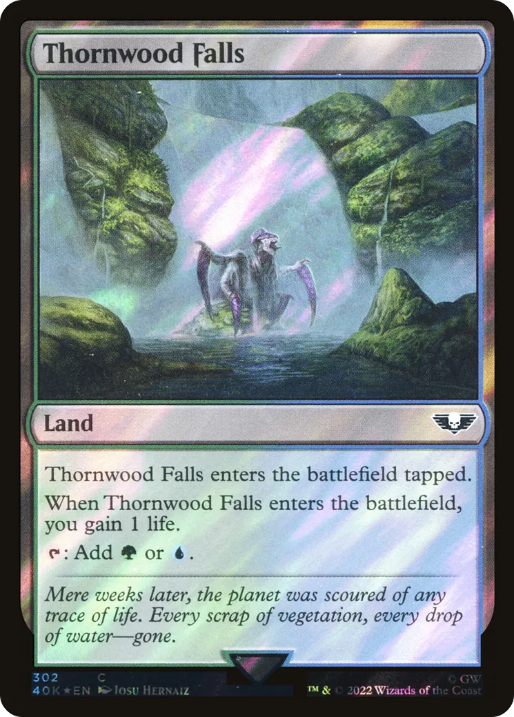 Thornwood Falls — Warhammer 40,000 Commander — Magic: The Gathering