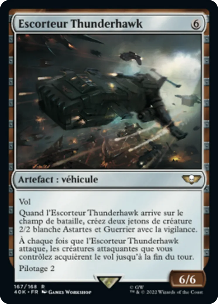 Escorteur Thunderhawk — Warhammer 40,000 Commander — Magic: The Gathering