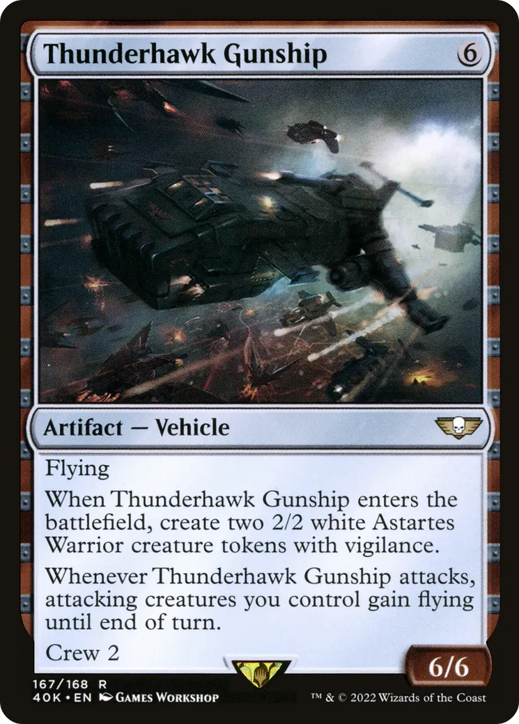 Thunderhawk Gunship — Warhammer 40,000 Commander — Magic: The Gathering