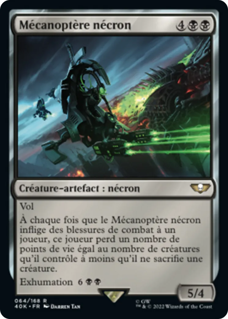 Mécanoptère nécron — Warhammer 40,000 Commander — Magic: The Gathering