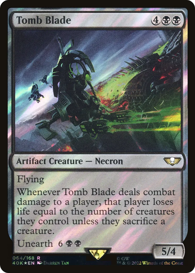 Tomb Blade — Warhammer 40,000 Commander — Magic: The Gathering