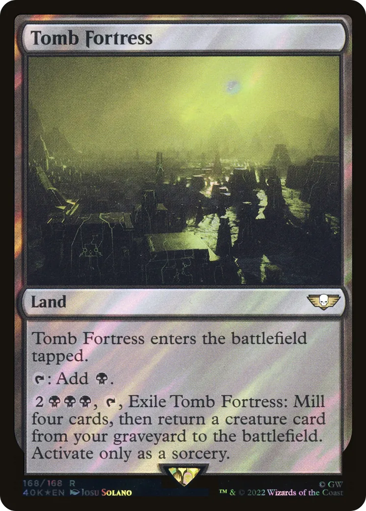 Forteresse nécropole — Warhammer 40,000 Commander — Magic: The Gathering