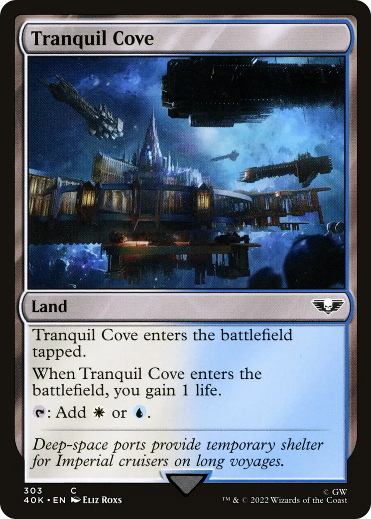 Tranquil Cove — Warhammer 40,000 Commander — Magic: The Gathering