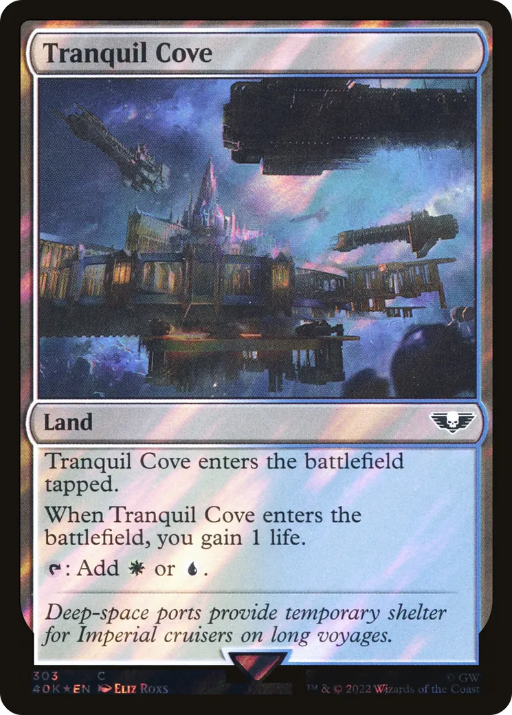 Tranquil Cove — Warhammer 40,000 Commander — Magic: The Gathering