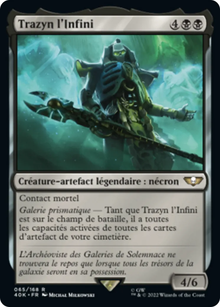 Trazyn l'Infini — Warhammer 40,000 Commander — Magic: The Gathering