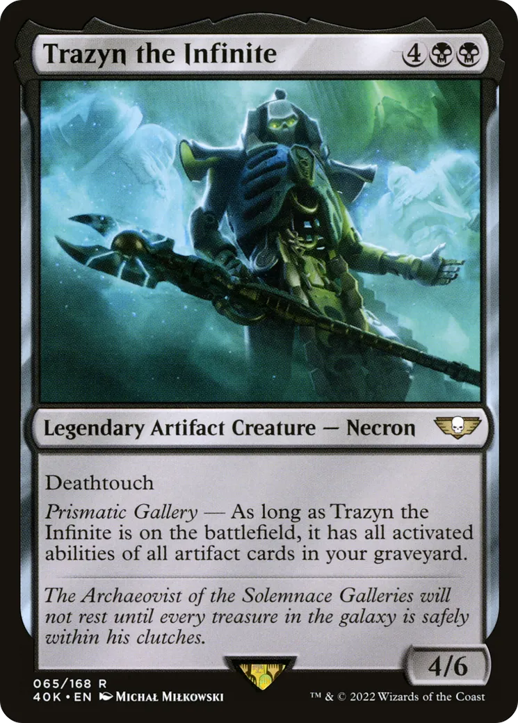 Trazyn the Infinite — Warhammer 40,000 Commander — Magic: The Gathering