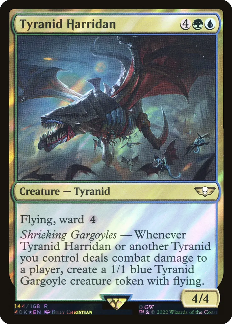 Harridan tyranide from Warhammer 40,000 Commander - Magic: The Gathering