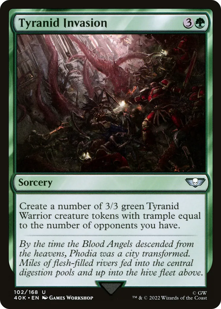 Tyranid Invasion — Warhammer 40,000 Commander — Magic: The Gathering
