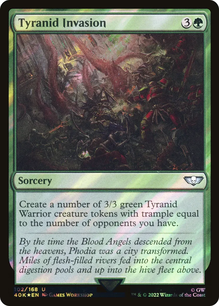 Tyranid Invasion — Warhammer 40,000 Commander — Magic: The Gathering
