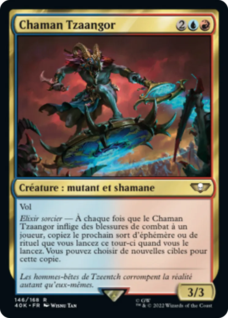 Chaman Tzaangor — Warhammer 40,000 Commander — Magic: The Gathering