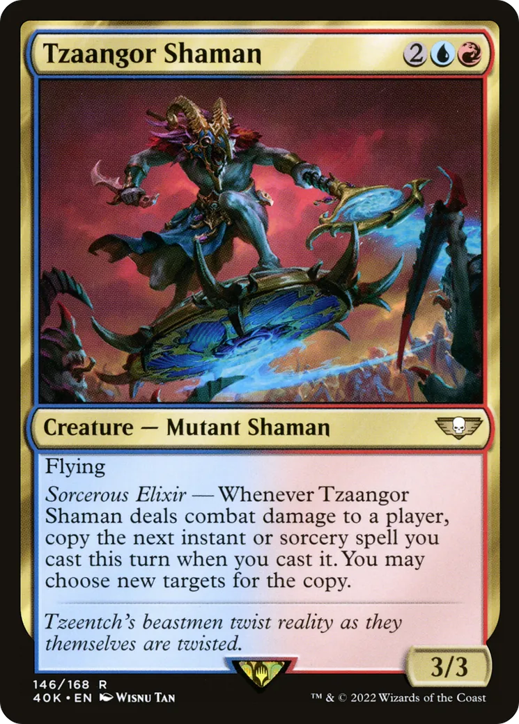 Chaman Tzaangor — Warhammer 40,000 Commander — Magic: The Gathering