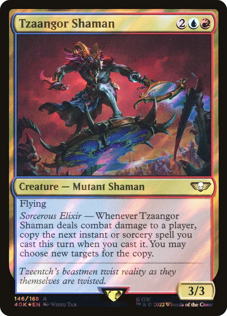 Chaman Tzaangor — Warhammer 40,000 Commander — Magic: The Gathering