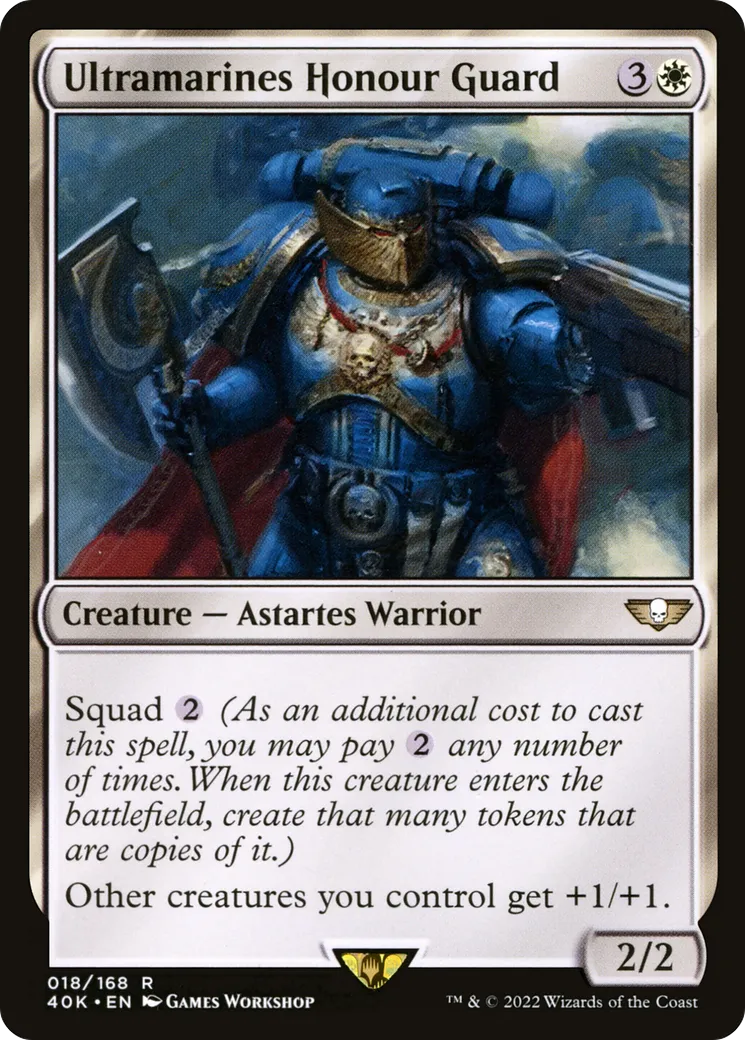 Ultramarines Honour Guard — Warhammer 40,000 Commander — Magic: The Gathering