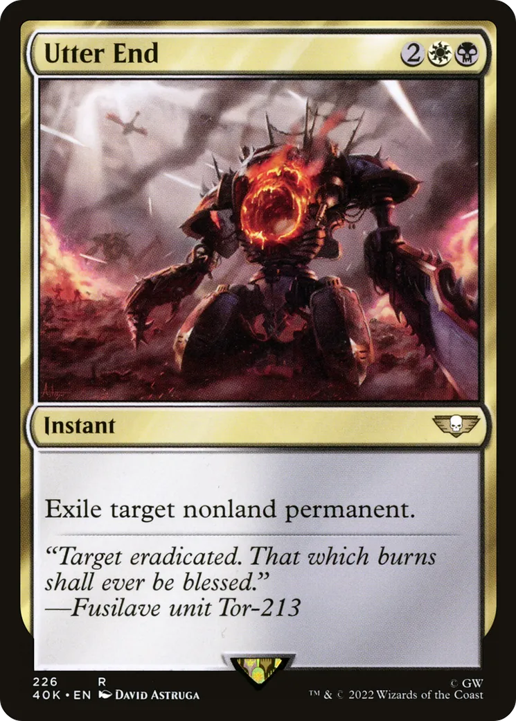 Destruction totale — Warhammer 40,000 Commander — Magic: The Gathering