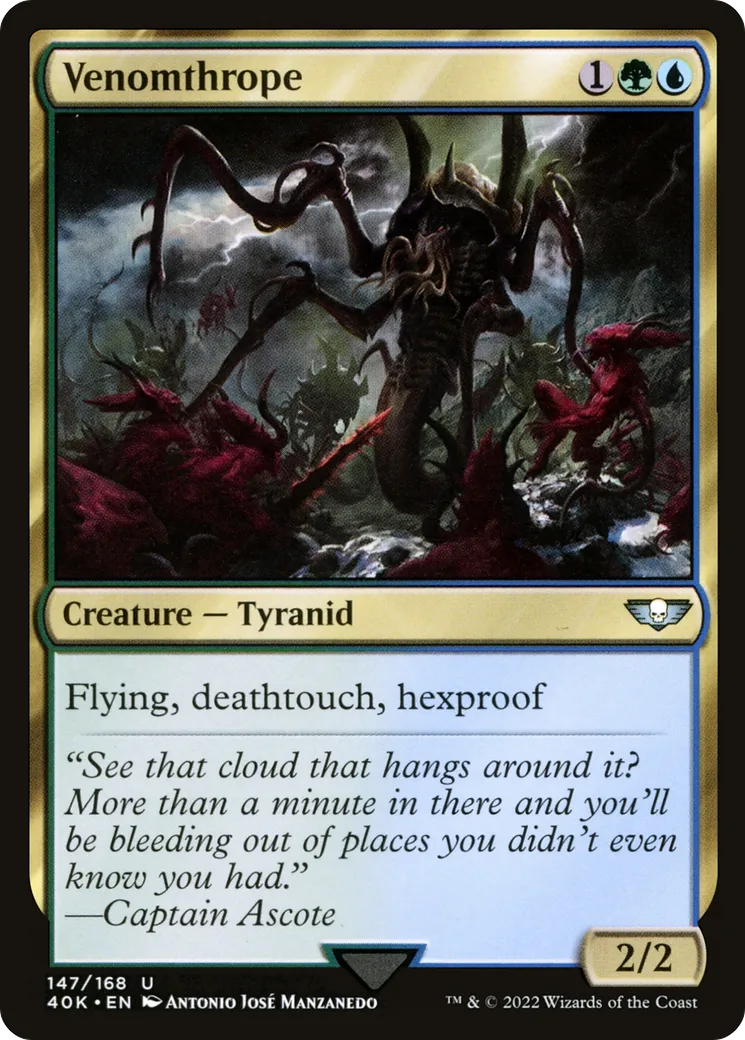 Venomthrope — Warhammer 40,000 Commander — Magic: The Gathering
