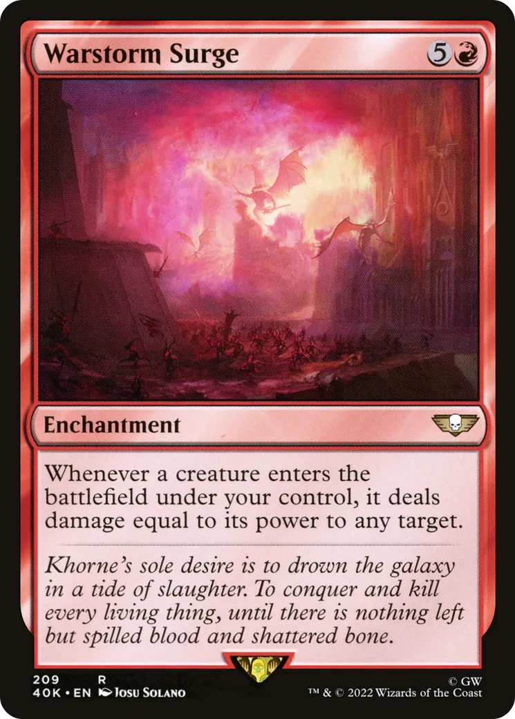 Warstorm Surge — Warhammer 40,000 Commander — Magic: The Gathering