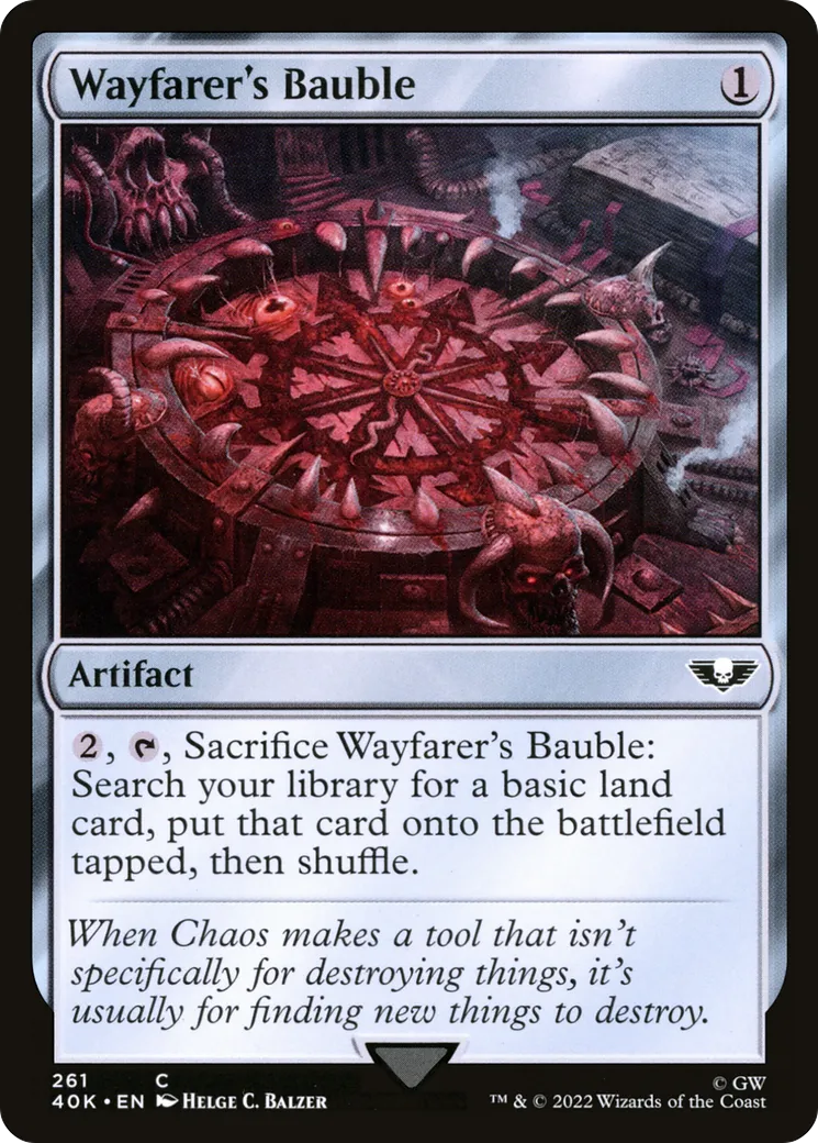 Babiole du voyageur — Warhammer 40,000 Commander — Magic: The Gathering