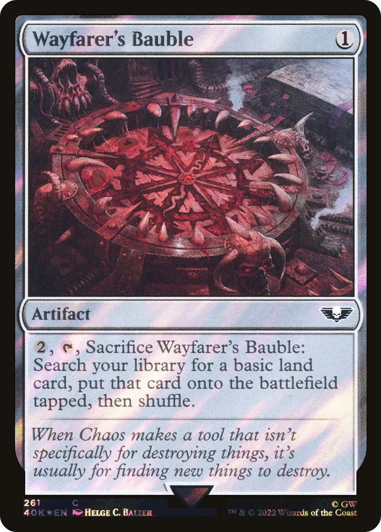 Babiole du voyageur — Warhammer 40,000 Commander — Magic: The Gathering