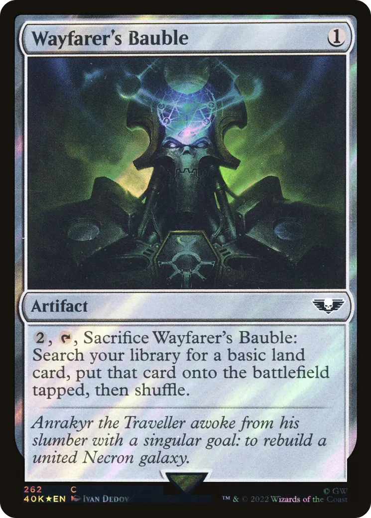 Babiole du voyageur — Warhammer 40,000 Commander — Magic: The Gathering