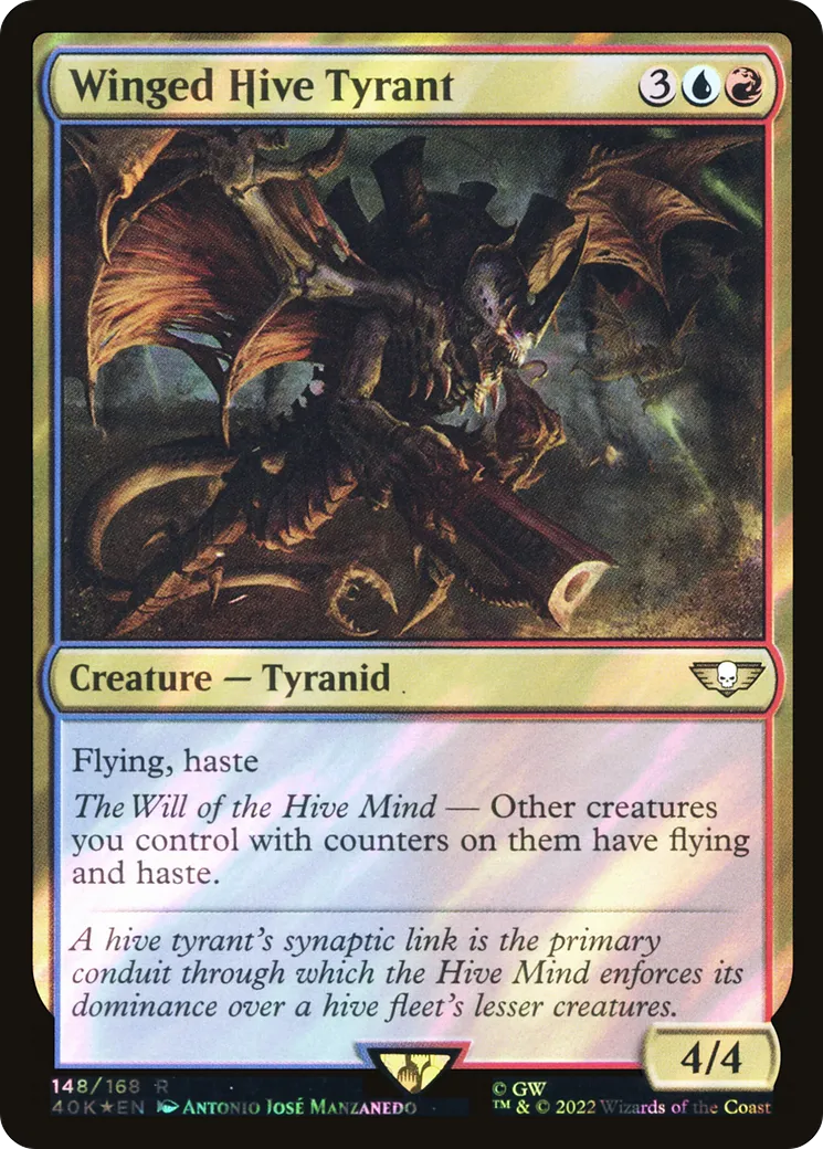 Tyran des Ruches ailé — Warhammer 40,000 Commander — Magic: The Gathering