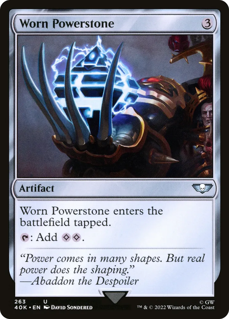 Lithoforce usée — Warhammer 40,000 Commander — Magic: The Gathering