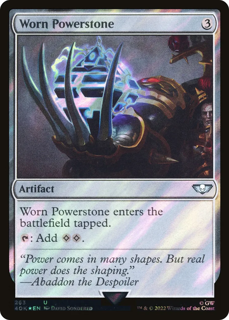 Lithoforce usée — Warhammer 40,000 Commander — Magic: The Gathering
