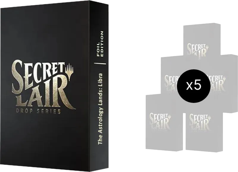 Secret Lair Bundle Astrology Lands Libra Foil — Secret Lair Drop — Magic: The Gathering