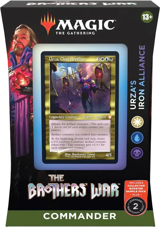 The Brothers' War Commander Deck Urzas Iron Alliance from The Brothers' War Commander - Magic: The Gathering