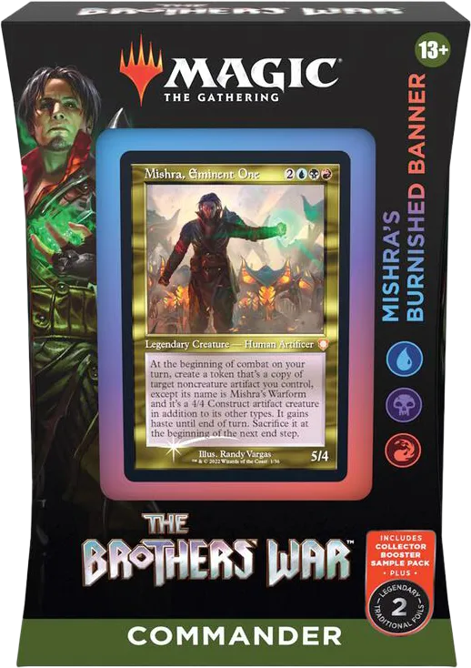 The Brothers' War Commander Deck Mishras Burnished Banner — The Brothers' War Commander — Magic: The Gathering