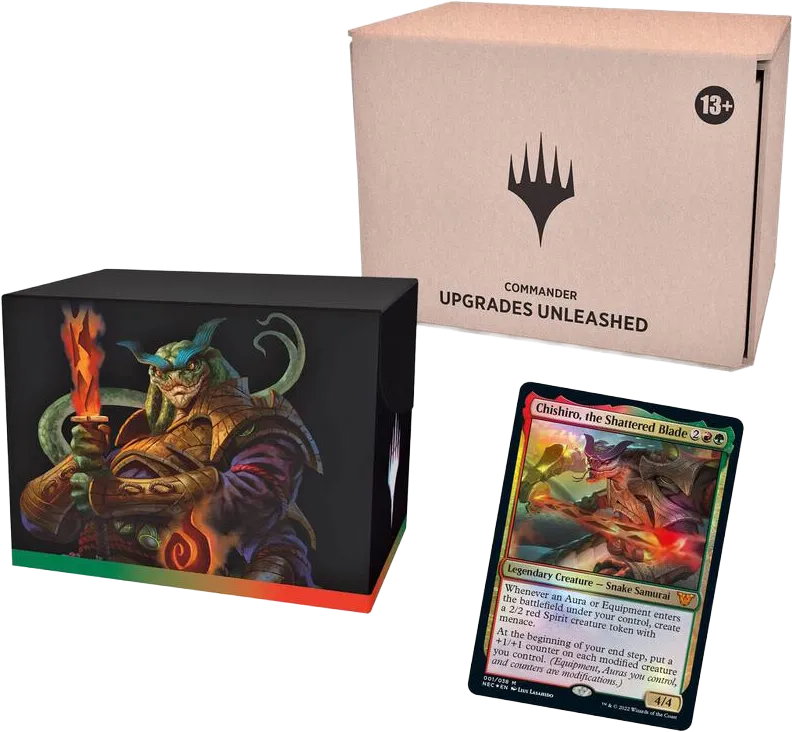 Deck Commander Kamigawa : La Dynastie Néon – Upgrades Unleashed (Minimal Packaging) — Neon Dynasty Commander — Magic: The Gathering