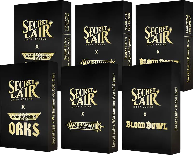 Secret Lair Bundle October Superdrop 2022 Secret Lair x Warhammer — Secret Lair Drop — Magic: The Gathering