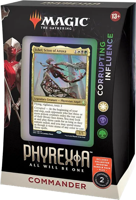 Deck Commander Tous Phyrexians – Corrupting Influence — Phyrexia: All Will Be One Commander — Magic: The Gathering