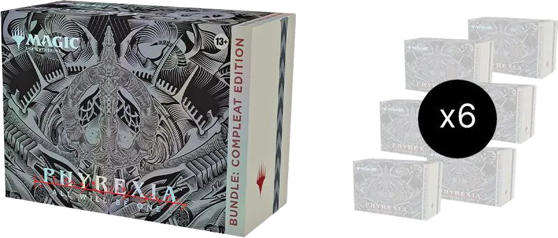 Case de Compleat Bundles Tous Phyrexians — Phyrexia: All Will Be One — Magic: The Gathering