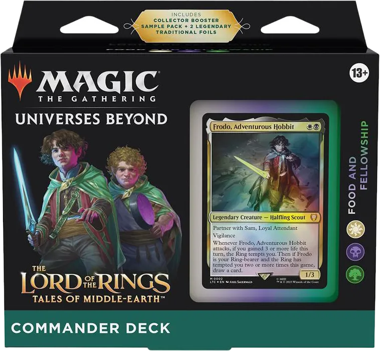 The Lord of the Rings Tales of Middle earth Commander Deck Food and Fellowship — Tales of Middle-earth Commander — Magic: The Gathering
