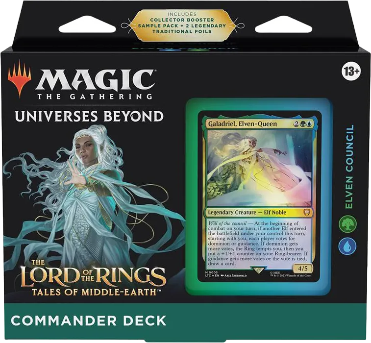The Lord of the Rings Tales of Middle earth Commander Deck Elven Council — Tales of Middle-earth Commander — Magic: The Gathering