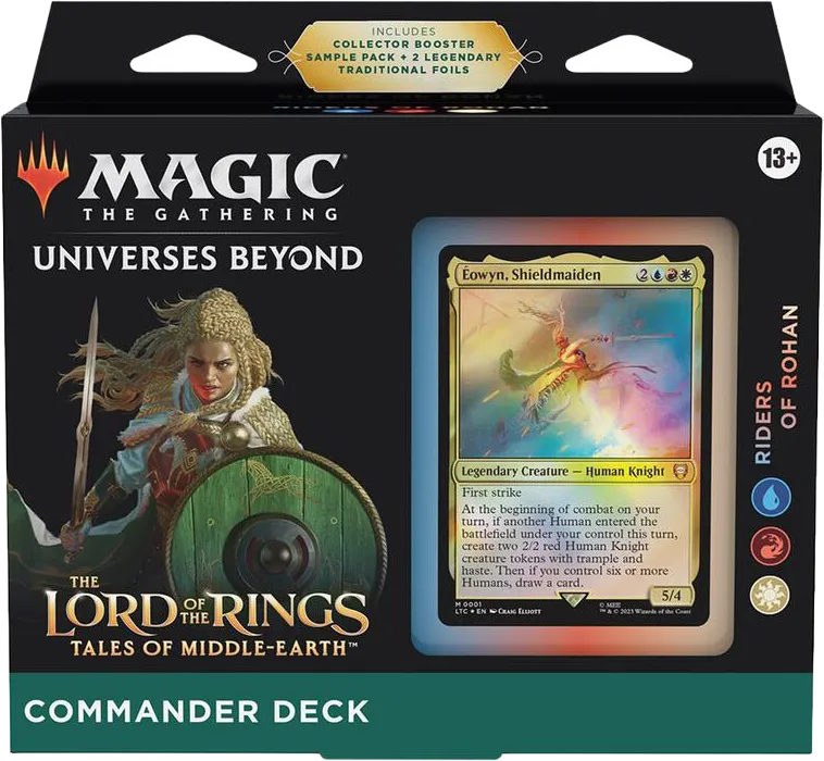The Lord of the Rings Tales of Middle earth Commander Deck Riders of Rohan — Tales of Middle-earth Commander — Magic: The Gathering