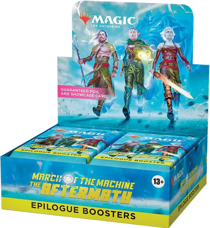 March of the Machine The Aftermath Epilogue Booster Box — March of the Machine: The Aftermath — Magic: The Gathering