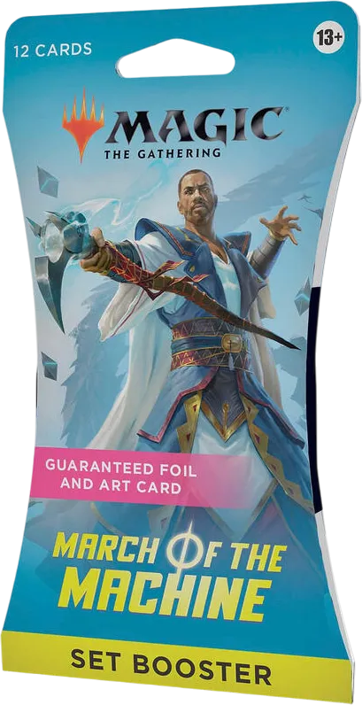 Sleeved Booster d'extension L'invasion des machines — March of the Machine — Magic: The Gathering