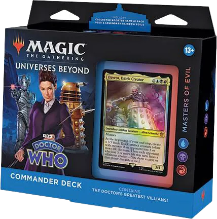 Deck Commander Doctor Who Masters of Evil — Doctor Who — Magic: The Gathering