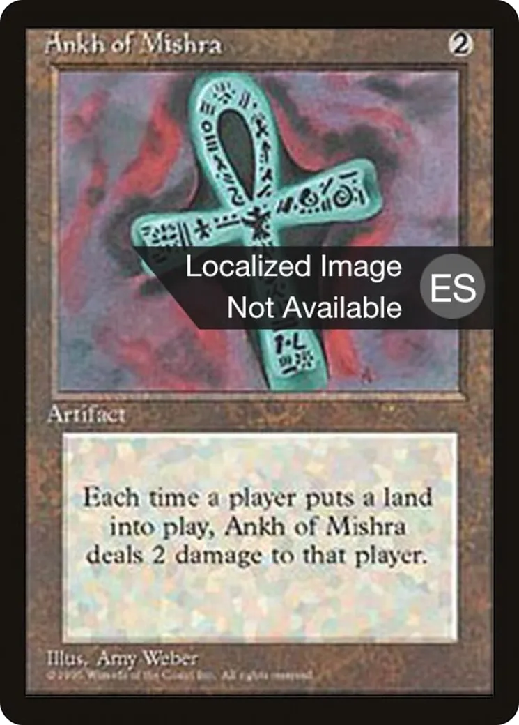 Ankh de Mishra — Fourth Edition Foreign Black Border — Magic: The Gathering