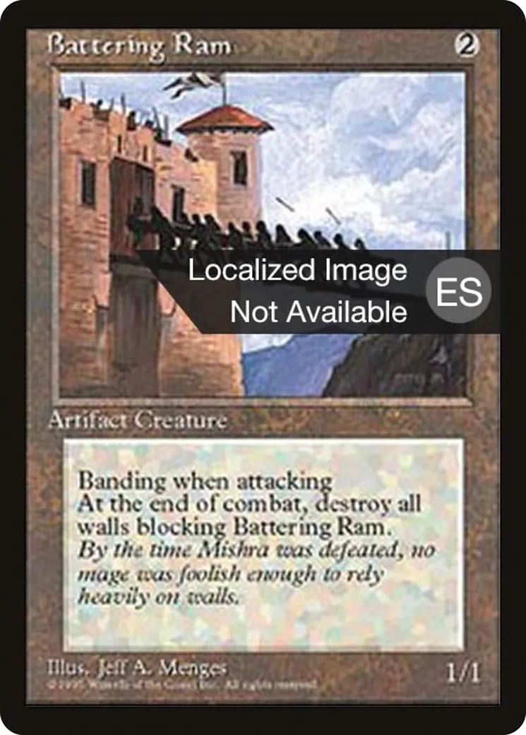 Bélier — Fourth Edition Foreign Black Border — Magic: The Gathering