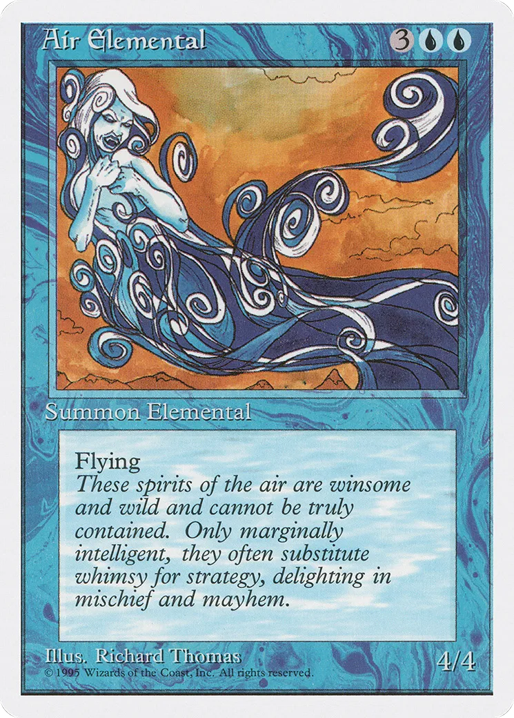 Élémental d'air — Fourth Edition — Magic: The Gathering