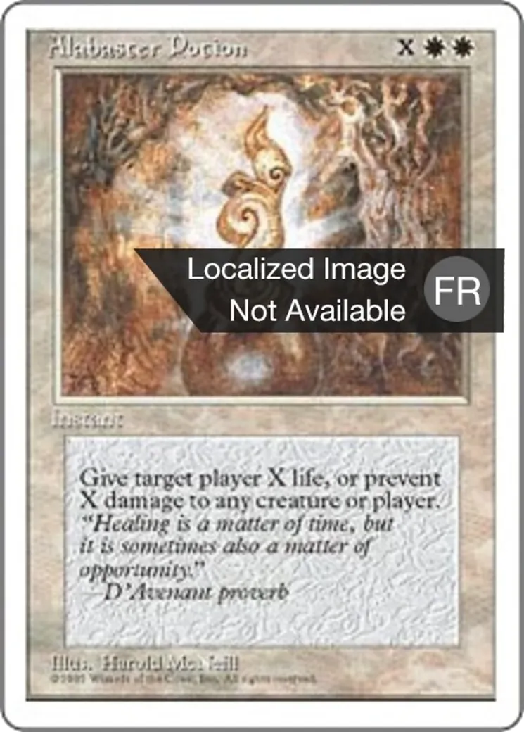 Potion d'albâtre — Fourth Edition — Magic: The Gathering