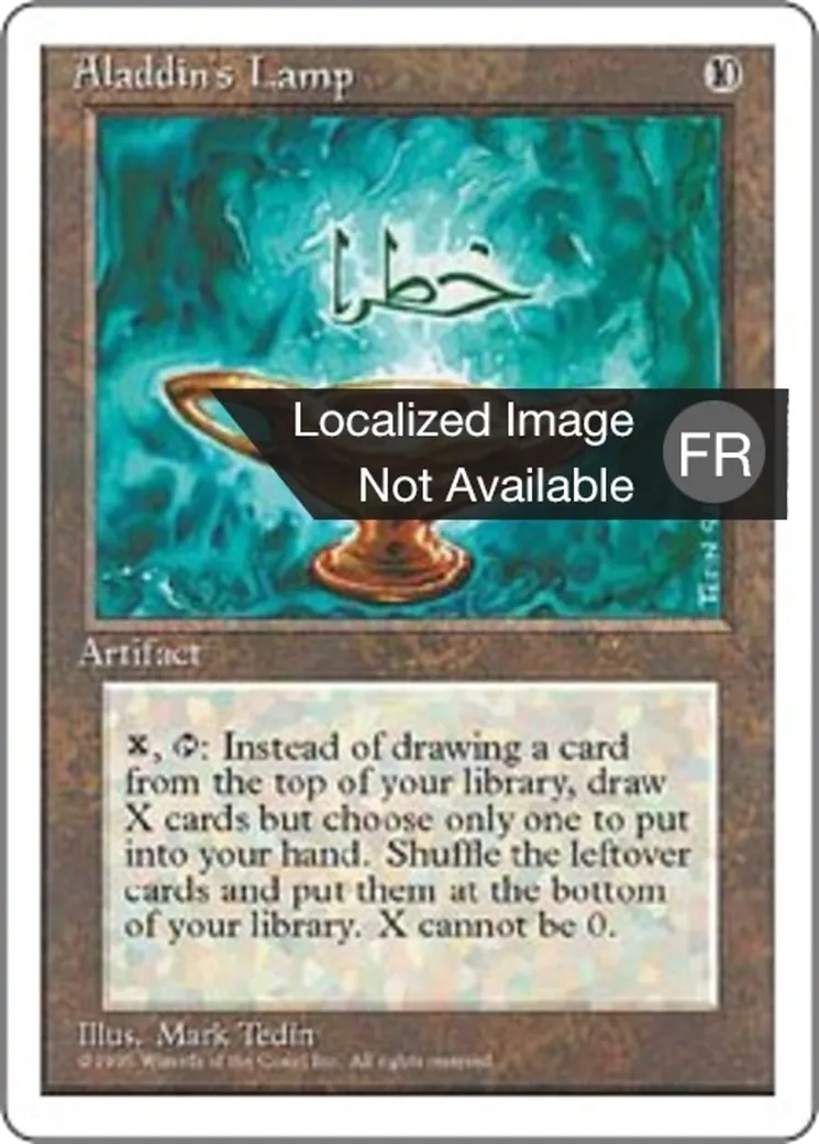 Lampe d'aladdin — Fourth Edition — Magic: The Gathering