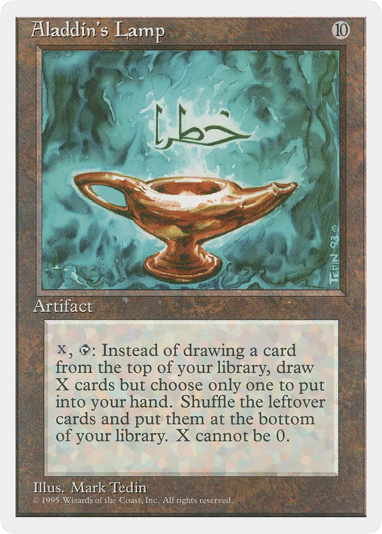 Aladdin's Lamp — Fourth Edition — Magic: The Gathering