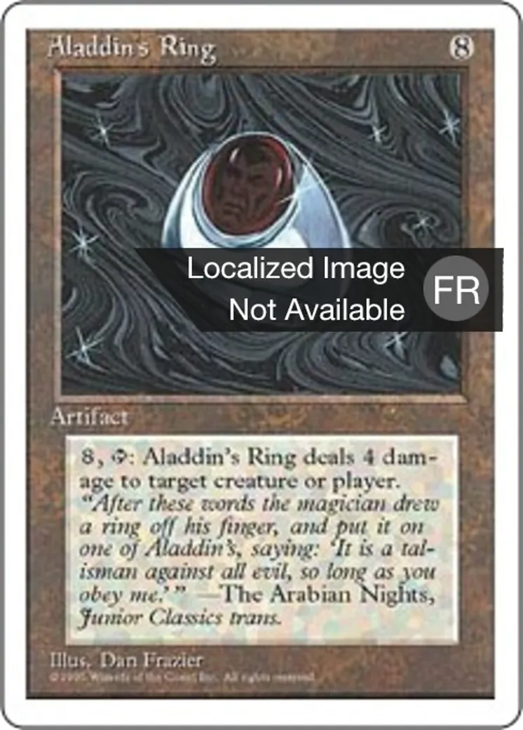 Anneau d'Aladdin — Fourth Edition — Magic: The Gathering