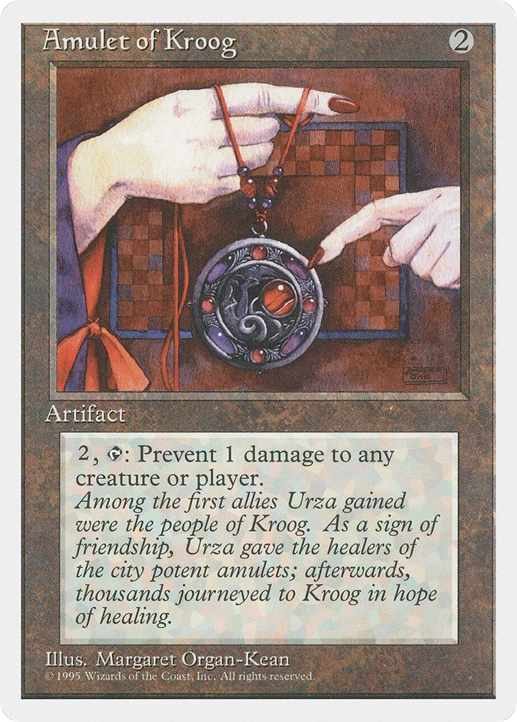 Amulet of Kroog — Fourth Edition — Magic: The Gathering