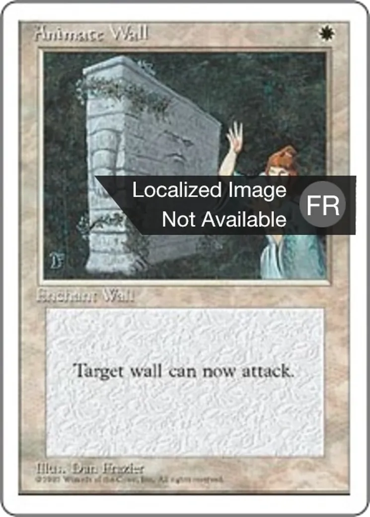 Animation de mur — Fourth Edition — Magic: The Gathering